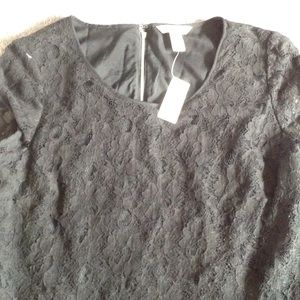 Size 12,  NWT Banana Republic Black Lace Dress